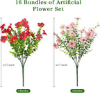 AGIRL 16 Bundles Artificial Flowers - Image 2