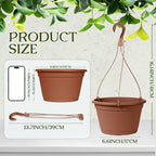 VIDELLY 4 Pcs Hanging Planters for Indoor Plants - Image 2