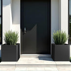 Large Metal Square Planter 26" L x 26" W x 26" H, Heavy Duty Black Large - Image 6