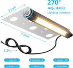 SUNVIE 8-Pack 7 Inch Retaining Wall Lights 5W LED Waterproof Hardscape Lighting - Image 7