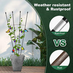 Garden Trellis for Climbing Plants Outdoor & Indoor, 47in Obelisk Trellis and - Image 3