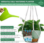 Set of 2-10 Inch Hanging Planters - Image 4