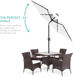Best Choice Products 7.5ft Outdoor Solar Market Table Patio Umbrella - Image 2