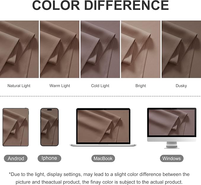 RYB HOME Patio Outdoor Curtains - Image 8