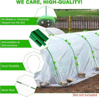 Garden Hoops for Raised Beds Row Cover, Flexible Fiberglass DIY Hoops for - Image 2