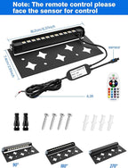5W RGB Retaining Wall Lights 7 inch LED Hardscape Lighting Color Changing Low - Image 7