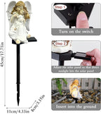 Solar Garden Angel Lights, Waterproof Outdoor Garden Angels Statue Decorations - Image 3