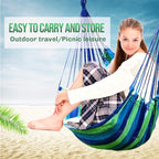 Hommtina Hammock Chair Hanging Rope Swing, Max 300 Lbs Hanging Chair - Image 5