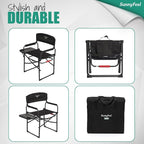 SUNNYFEEL Camping Directors Chair, Heavy Duty, Oversized Portable Folding Chair - Image 7
