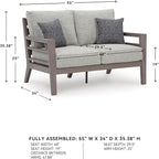 Signature Design by Ashley Hillside Barn Contemporary Nuvella Weather Resistant - Image 3