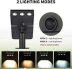 Solar Spot Lights Outdoor, 2 Pack Solar Landscape Spotlights 3 Lighting Modes - Image 3