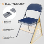 VINGLI 8 Pack Folding Chairs - Image 4