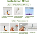 4pcs Ceiling Hooks for Hanging Plants, Hanging Lights Metal Small Hooks - Image 5