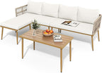 DWVO 6 Pieces Patio Furniture Set, L Couch Outdoor - Image 8