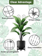 Metal Butterfly Trellis for Climbing Plants Indoor, 4 Pack 30 Inch Taller - Image 4