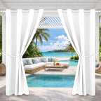 Waterproof Outdoor Curtain W52 x L84 by DivaenCamino