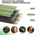 Galvanized Raised Garden Bed Outdoor, Rust-Resistant Garden Planter Box - Image 6
