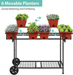 YBING Elevated Garden Bed with Wheels Outdoor 42x17x30in Elevated Raised - Image 2