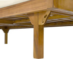 Merax 67.5" Outdoor Patio Daybed 3 Seater Sofa Bed, Acacia Wood Frame - Image 10