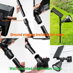 Solar Spotlights Outdoor 18 LED 300 Lumens Waterproof Adjustable Wall Light - Image 5