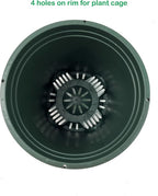 3 Gallon 10-Pack Nursery Pot Green Plastic Planters - Image 3