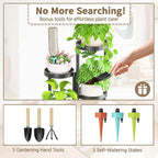 LASZOLA 5 Tiered Folding Tall Plant Stand Indoor - Image 2