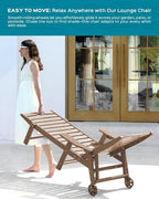 Outdoor Chaise Lounge Chair Set of 2, Patio Lounge Chairs - Image 6