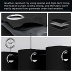 Outdoor Indoor Curtains W84 x L108 - Image 3