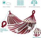 MOSFiATA Hammocks Portable Camping Hammock Upgraded 550lb Thickened Fabric - Image 3