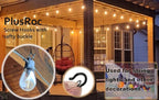 PlusRoc 40 Pack Ceiling Hooks for Hanging Plants Outdoor String Lights Heavy - Image 3