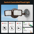 LEPOWER 3000LM LED Flood Light Outdoor, Switch Controlled LED Security Light - Image 2