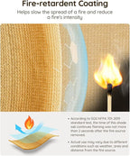 Quictent 20x20ft Fire Retardant 185G HDPE Sun Shade Sail - Image 2