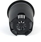 5.5 Inch Gardening Flower Pots 10-Pack Black Pot Liners 0.5 Gallon Nursery Pot - Image 3