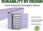 9-in-1 Galvanized Steel Raised Garden Bed // 8×2×1.5 ft Modular Planter - Image 5