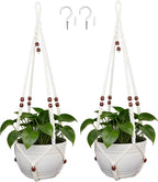 35 Inch Macrame Plant Hanger, Large by Unknown