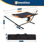 2 Person Outdoor Hammock with Stand, Portable Hammock, Heavy Duty Hammock with - Image 5