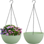 8 inch Small Hanging Planters Plant Pots by Meowell