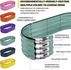 Galvanized Metal Planter Round Raised Garden Bed Kit - Image 3