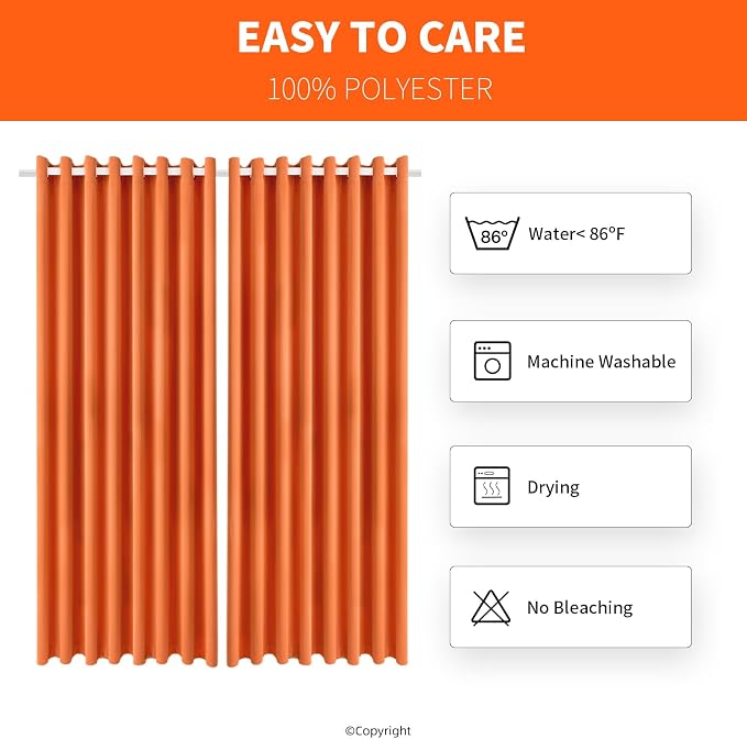 Waterproof Outdoor Curtain W105 x L108 - Image 7