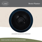 Classic Home and Garden Rosie Modern Planter w/Drainage - Image 3