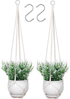 YIBOT Macrame Plant Hanger Indoor Set of 2 - Image 7