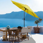 Backyard Expressions 9 ft. Patio Umbrella, Market Table Umbrella w/Tilt and - Image 7