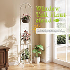 BMOSU Plant Stand with Hooks Indoor Outdoor Corner Tall Plant Stand Heavy-Duty - Image 5