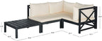 SAFAVIEH Outdoor Collection Lynwood Dark Slate Grey and Beige Modular Outdoor - Image 5