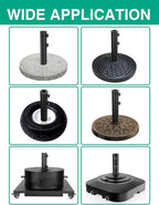 QZER Umbrella Pole Mount Stand Tube, Universal Umbrella Stainless Steel Tube - Image 7