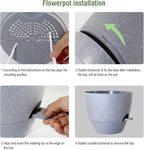 Big Self Watering Pots 12/10/9 inch, Plant Pots - Image 4