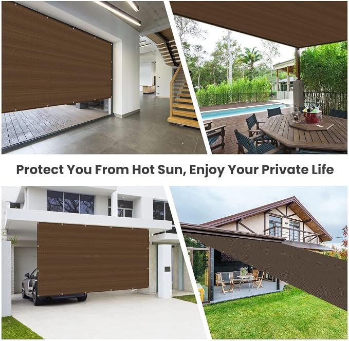 90% Shade Cloth Sun Shade Fabric Privacy Screen Shade Cover - Image 5