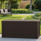 Patiowell 240 Gallon Large Outdoor Storage Box, Waterproof Deck Box - Image 5