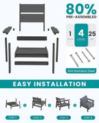 SERWALL HDPE Outdoor Couch - Image 8