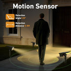 btfarm Solar Spot Lights Outdoor Waterproof, 8 Pack/3 Modes Motion Sensor Lights - Image 2